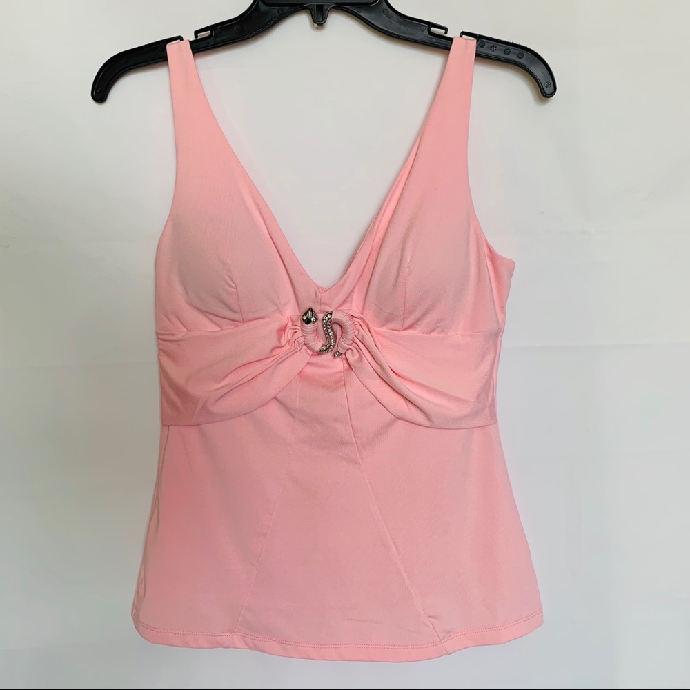 WR 9000 Pink stretchy sleeveless top
